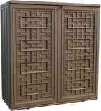 Mrosaa Indoor Outdoor Storage Cabinet Waterproof by Mrosaa