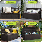 Greesum 80 Gallon Outdoor Storage Bench - Image 7
