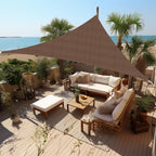 Shade&Beyond Custom Sun Shade Sail 11'x15'x18.6' Triangle Sun Sail Shades Patio by ShadeBeyond