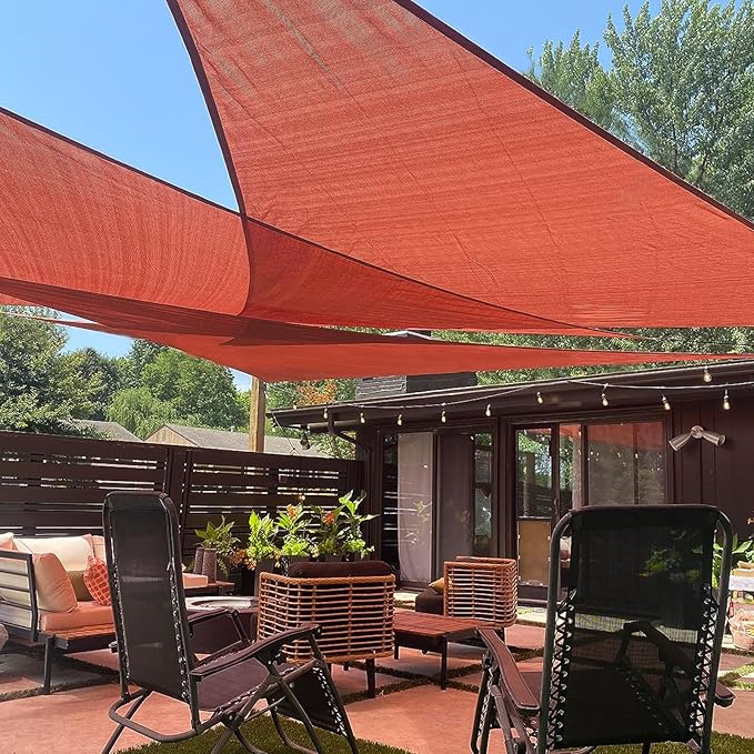 LOVE STORY 16' x 16' x 22' Triangle Sun Shade Sail by LOVESTORY