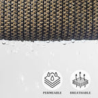 Shade&Beyond Custom Sun Shade Sail 13'x17'x21.4' Triangle Sun Sail Shades Patio - Image 3