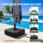 9' x 12' Cantilever Offset Patio Umbrella - Image 6