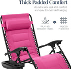 Best Choice Products Oversized Padded Zero Gravity Chair, Folding Outdoor Patio - Image 4