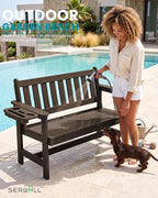 SERWALL HDPE Outdoor Bench - Image 8