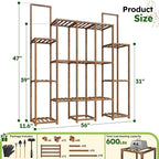 EnHomee 56" W Large Plant Stand - Image 8