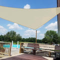 Windscreen4less 26' x 26' x 26' Sun Shade Sail Triangle Outdoor Canopy Cover UV by Windscreen4less