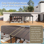 Aoxun 22’x10’ Gazebo for Patio, Gazebo Pergola - Image 3