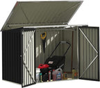 Devoko Outdoor Storage Shed 5.8 x 3.3 FT Metal Trash Shed Waterproof Outside by DEVOKO