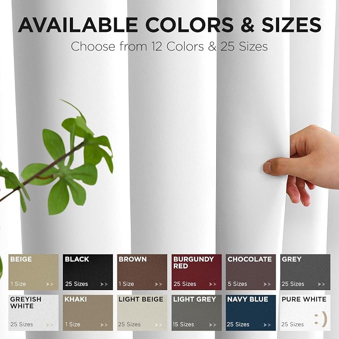 Joydeco Blackout Patio Sliding Door Curtains, Privacy Room Divider Curtains | - Image 7