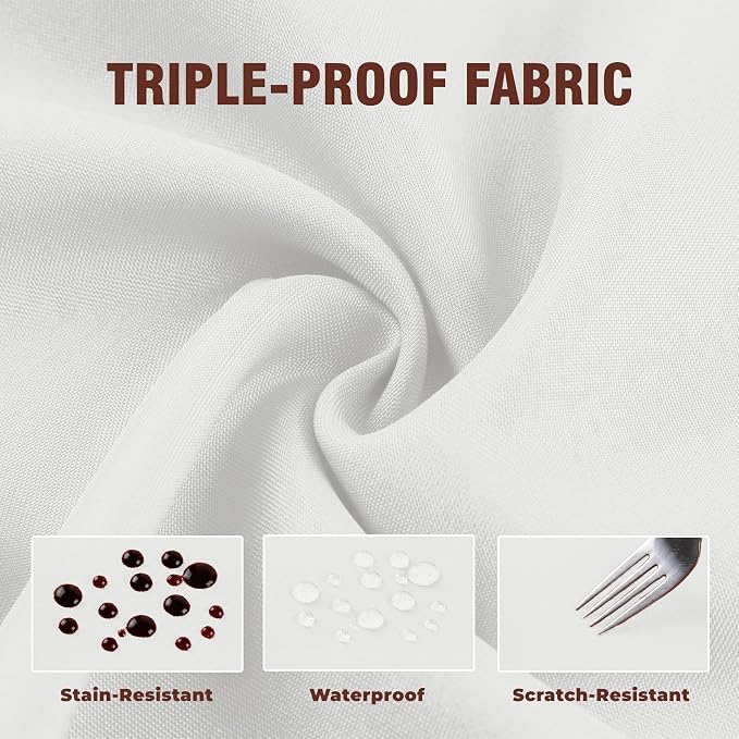 Set of 4 Outdoor Curtains for Patio Waterproof, Breathable Grommet Panels for - Image 6