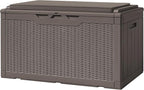 Greesum 100 Gallon Resin Deck Box Large Outdoor Storage by BuynowfromGreesum
