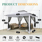 COBIZI 12x12 Pop Up Gazebos On Clearance - Image 5