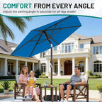 7.5FT Patio Umbrella Table Market Umbrella - Image 6