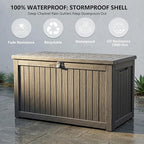 Outdoor Storage Box, 270 Gallon Waterproof Deck Box, Super-Sized Gas-Spring - Image 5