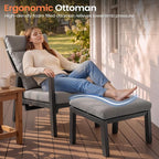 Pellebant Aluminum Outdoor Recliner Chair - Image 5