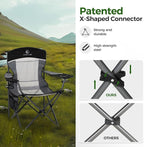 ALPHA CAMP Oversized Fully Padded Camping Chairs - Image 3