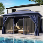 10'x12' Outdoor Gazebo, Heavy Duty Metal Frame Patio Canopy - Image 6