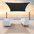 Colourtree CTAPR1220 Custom Size 7' x 21' Black Sun Shade Sail Canopy UV Block by ColourTree