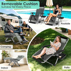 Suteck Oversized Zero Gravity Chair, Upgraded Lock and Footrest, Reclining - Image 7
