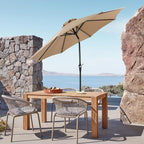 OLIXIS 9ft Patio Table Umbrella, Outdoor Patio Umbrella - Image 7