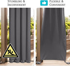 RYB HOME Extra Wide Outdoor Curtains - Image 4