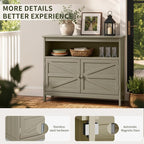 HIPS All-Weather Outdoor Storage Cabinet, Outdoor Sideboard - Image 7