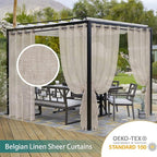 LORDTEX Burlap Linen Look Outdoor Curtain - Image 6