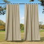 NICETOWN 2 Panels Outdoor Curtains by NICETOWN