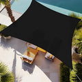 Shade&Beyond 7'x9' Sun Shade Sail Canopy Rectangle, UV Block Breathable Black by ShadeBeyond