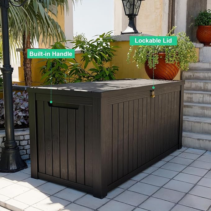 ROJIK Outdoor Storage Housing Deck Box - Image 4