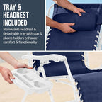 Best Choice Products Set of 2 Extra Wide Adjustable Steel Mesh Zero Gravity - Image 8