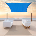 Colourtree TAPR0810 Custom Size 16' x 23' Blue Sun Shade Sail UPF50 Canopy UV by ColourTree