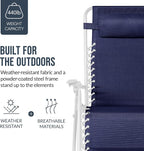 Best Choice Products Set of 2 Extra Wide Adjustable Steel Mesh Zero Gravity - Image 6