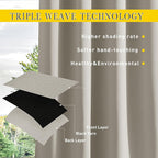 NICETOWN 2 PCs Waterproof Outdoor Curtains - Image 4