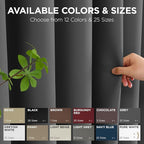 Joydeco Blackout Patio Sliding Door Curtains, Privacy Room Divider Curtains | - Image 7