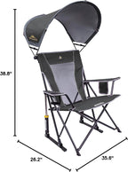 GCI Outdoor Sunshade Rocker Outdoor Rocking Chair - Image 3