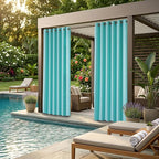 DIVA EN CAMINO DEC Outdoor Patio Curtain Waterproof Darkening Thermal Insulated - Image 2