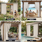 Waterproof Outdoor Curtain W52 x L84 - Image 9
