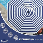 Tempera Patio Market Outdoor Table Umbrella - Image 3