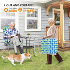 VINGLI Aluminum Patio Lawn Chairs Folding 1 Pack - Image 4