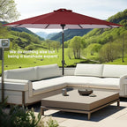 Tempera Patio Market Outdoor Table Umbrella - Image 6
