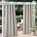 NICETOWN 2 Panels Natural Outdoor Curtains by NICETOWN