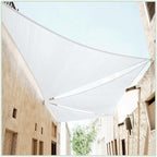 ColourTree 24' x 24' x 33.9' White Sun Shade Sail Right Triangle CTSLRT24 by ColourTree