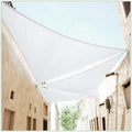 ColourTree 8' x 8' x 8' White Sun Shade Sail Triangle CTSLT8 by ColourTree
