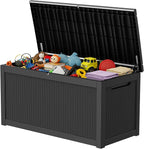 320 Gallon Outdoor Storage Box Resin Deck Box All Weather Waterproof Large by Decksplore%E2%80%94BuiltforOutdoor