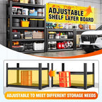 2-pack 46''W Storage Shelves, Adjustable Shelving Unit, 5T Metal Garage Shelving - Image 5