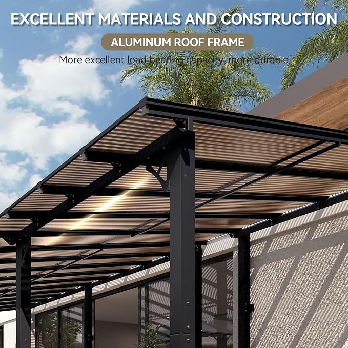 Aoxun 34’x10’ Gazebo for Patio, Gazebo Pergola - Image 9
