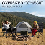 Oversized Camping Chair for Adults 2 Pack - Image 2