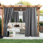 NICETOWN 2 Pieces Outdoor Curtainss - Image 2