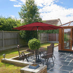 9' Outdoor Patio Umbrella, Outdoor Table Umbrella, Yard Umbrella, Market - Image 8